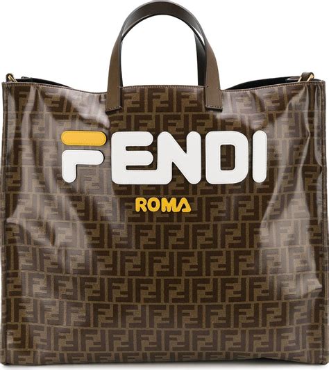 shopper fendi con logo|vintage fendi shopper.